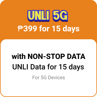 UNLI 5G w/ NSD 399